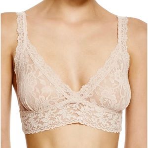 Hanky Panky Signature Lace Crossover Bralette - Chai XS